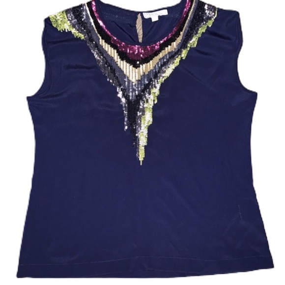 Woman’s Olive and Oak sequins tank - Picture 1 of 5